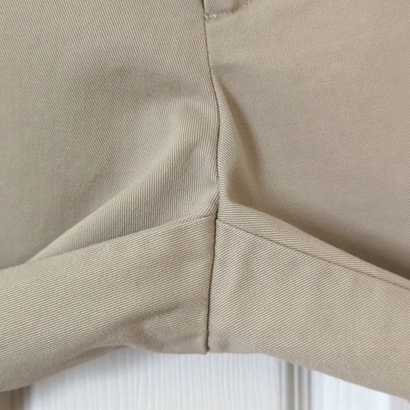 Ralph Lauren Sport Y2K Vintage High Waist Straight Leg Chino Capri Pants Beige 6 - Picture 12 of 15